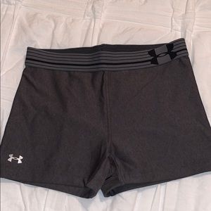 Under armour spandex!